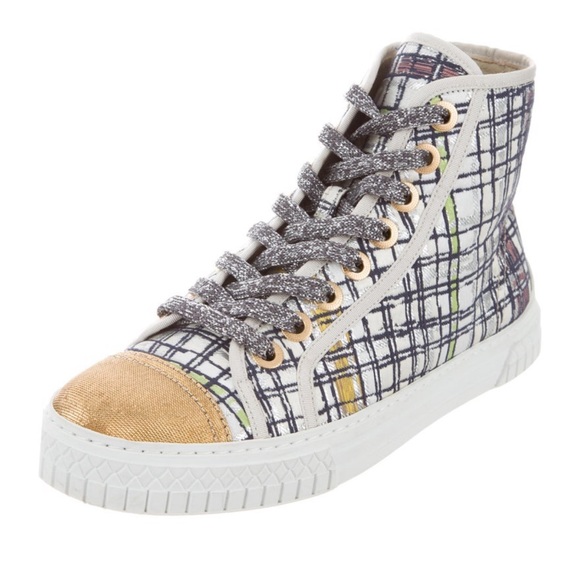 CHANEL Shoes - Chanel high top sneakers